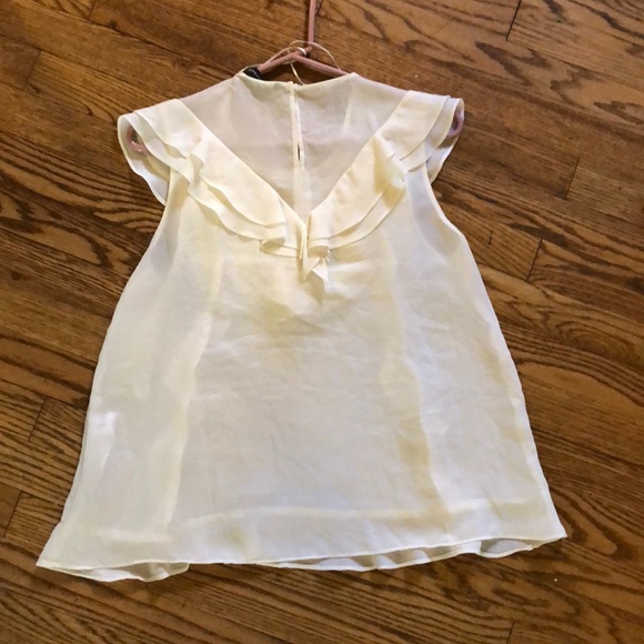 Zara romantic ruffled top - Picture 4 of 4